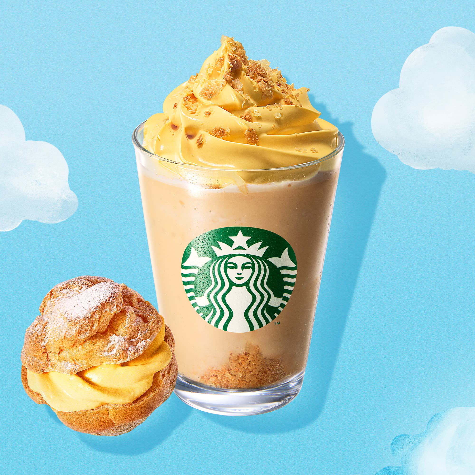 【スターバックス】シュークリーム フラペチーノ®