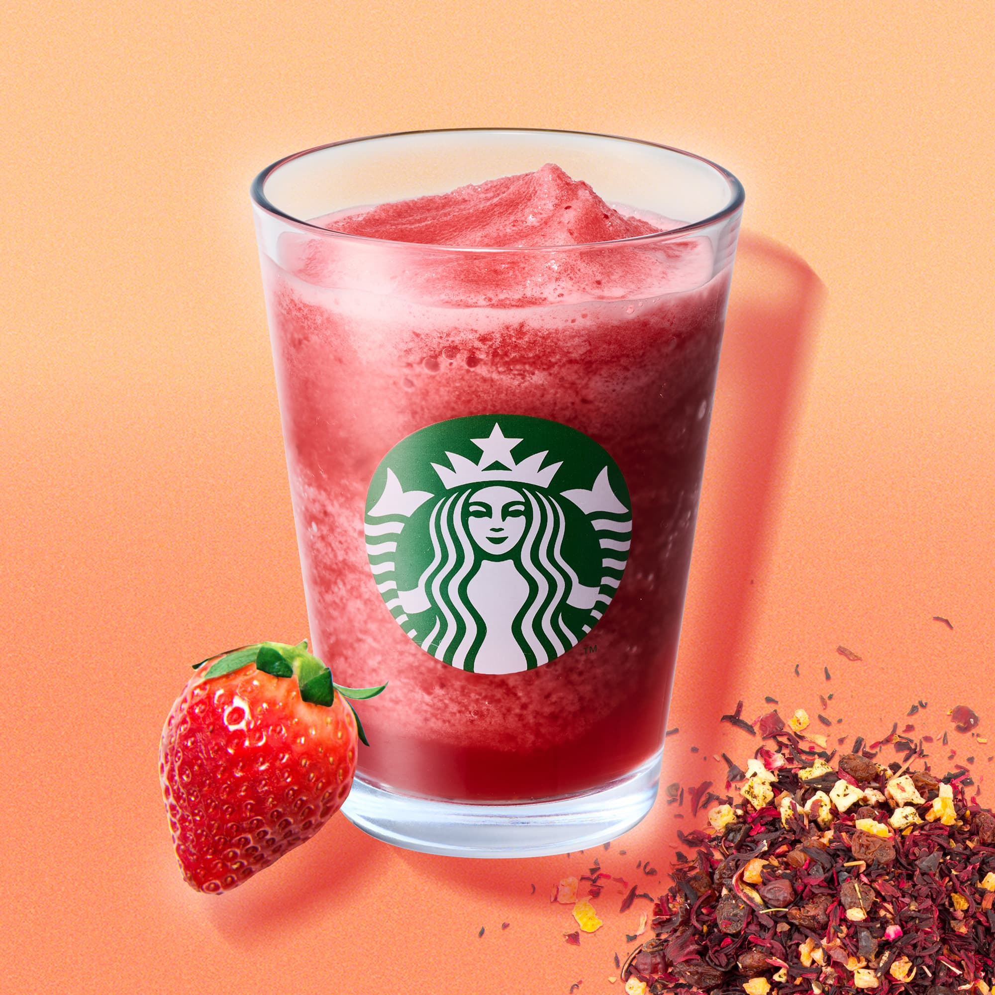 【スターバックス】ストロベリー & パッション ソルベ ティー