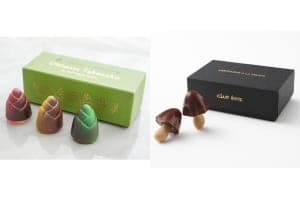 『CLUB HARIE』VS『chez Shibata』！今年のバレンタインは有名シェフも参戦！「きのこの山」と「たけのこの里」『アムール・デュ・ショコラ』にて販売