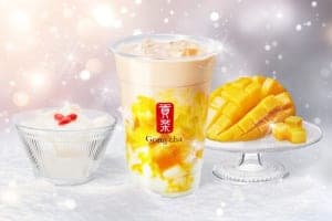 輝く雪景色をイメージ！『ゴンチャ』「雪見杏仁 マンゴーミルクティー」1/6より発売