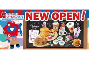 ミャクミャク好き必見！「EXPO2025オフィシャルカフェ らぽっぽリンクス梅田店」4月27日OPEN！